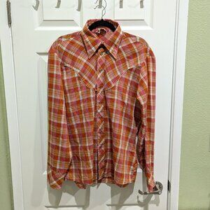 Vintage Saturdays in California Mach II Western Shirt size L